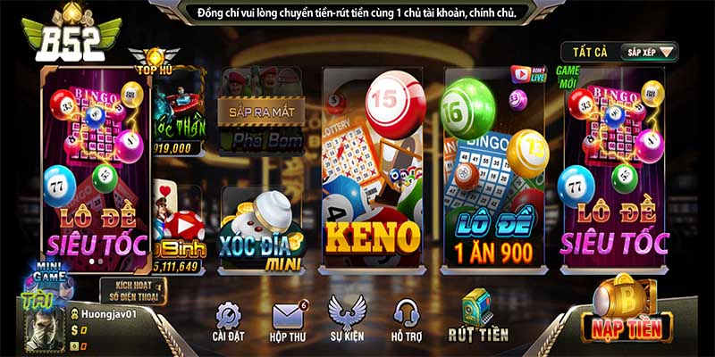  Khám phá chi tiết về những điều thú vị và hấp dẫn của Keno B52