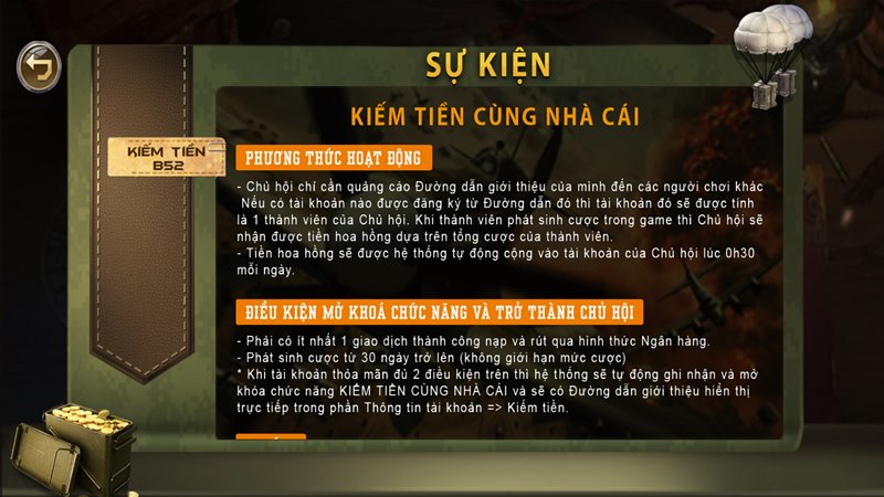 Thao tác nhận Giftcode B52 đơn giản