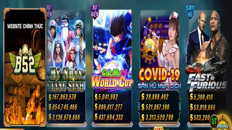 Slot đổi thưởng B52 có cơ hội săn hũ siêu lớn